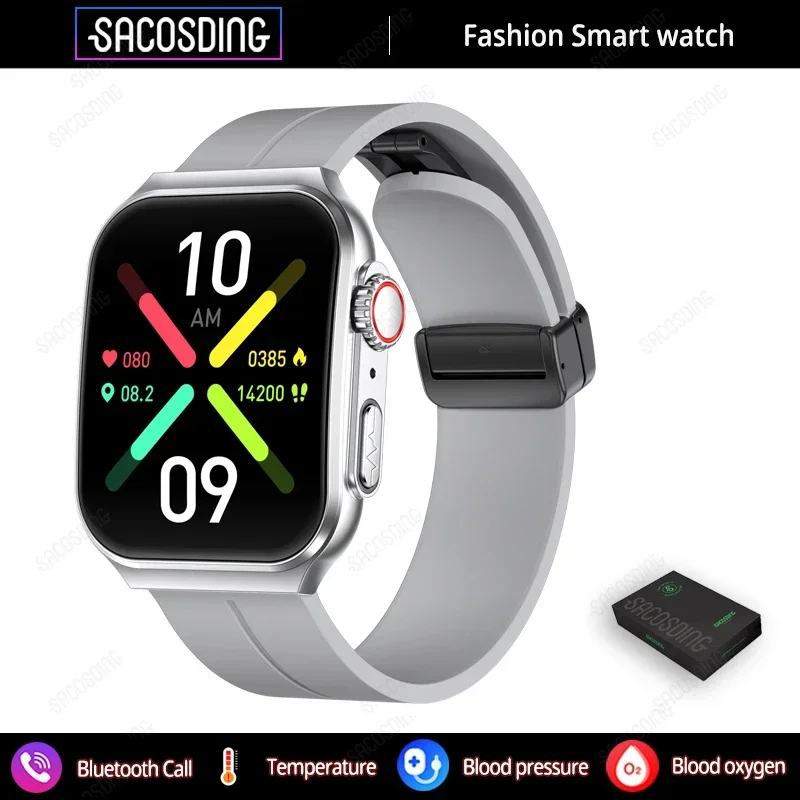 Silver (Rubber Strap)
